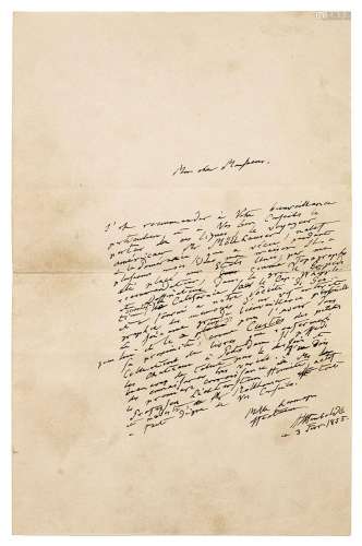 Brief von Alexander von Humboldt (1769 - 1859)