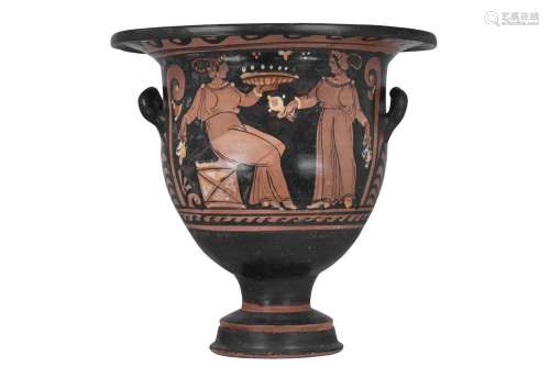 LARGE GREEK APULIAN BELL KRATER - TL TESTED