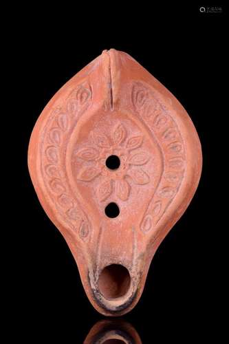 ROMAN TERRACOTTA OIL LAMP