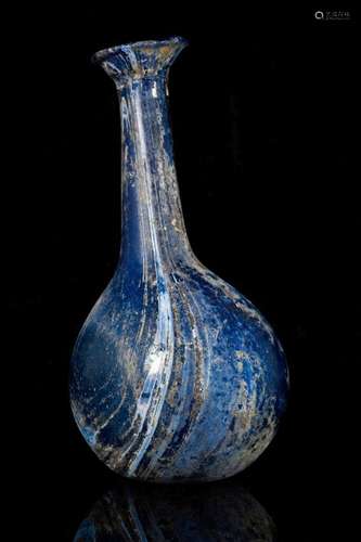 SMALL ROMAN GLASS UNGUENTARIUM