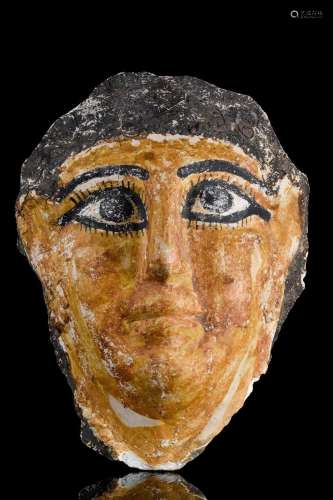 EGYPTIAN CARTONNAGE MUMMY MASK