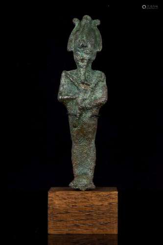 EGYPTIAN BRONZE OSIRIS FIGURE