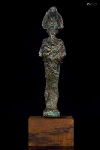 EGYPTIAN BRONZE OSIRIS FIGURE