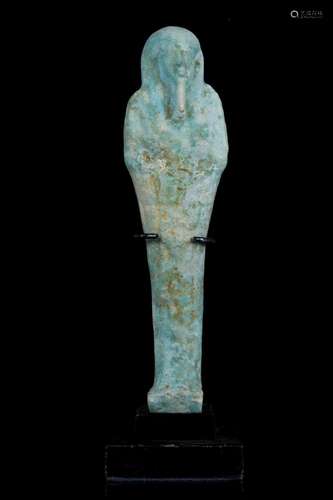 EGYPTIAN FAIENCE SHABTI