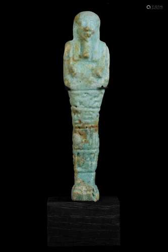 EGYPTIAN FAIENCE SHABTI