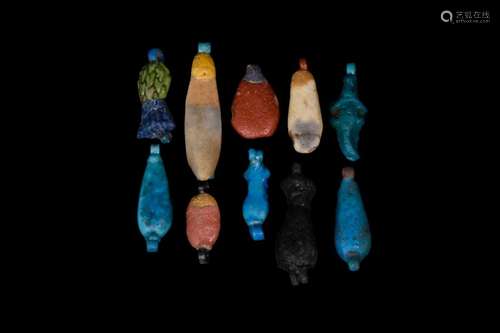 EGYPTIAN AMARNA AMULET GROUP