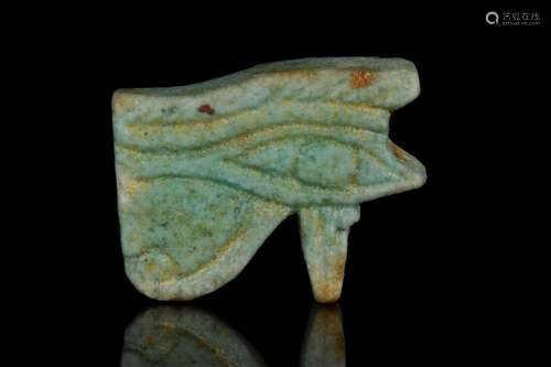 EGYPTIAN FAIENCE WEDJAT-EYE AMULET