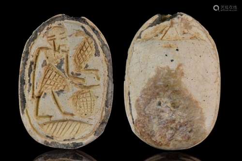 EGYPTIAN STEATITE SCARAB SEAL