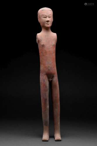 ANCIENT CHINESE POTTERY STICK FIGURE YAN-GLING MAN - TL TEST...