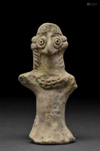 WESTERN ASIATIC TERRACOTTA VOTIVE IDOL