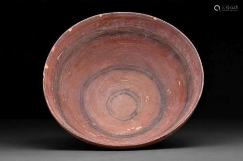 INDUS VALLEY CULTURE PAINTED TERRACOTTA BOWL