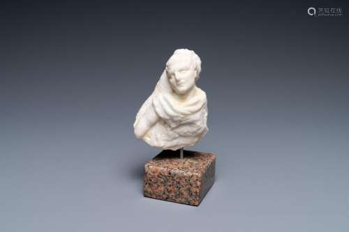 A Roman marble fragment, 1st/4th C.