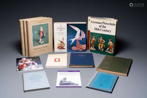 13 books on German porcelain
