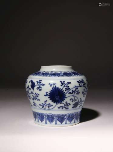 A CHINESE BLUE AND WHITE 'TIAN' JAR