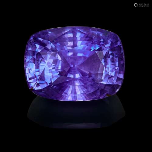 Violetish-Blue Sapphire