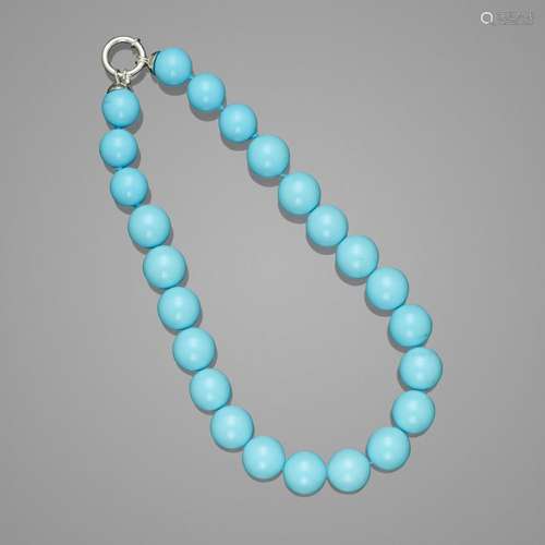 Turquoise Bead Necklace