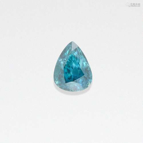 Large Blue Zircon