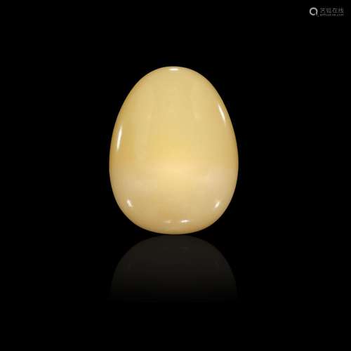 Rare, Large Non-Nacreous Yellow Pearl--"Tutufa Bubo&quo...