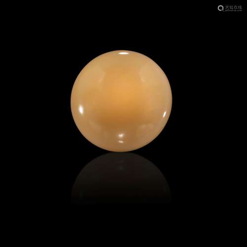 Large Orange Non-Nacreous Pearl--"Melo Pearl"