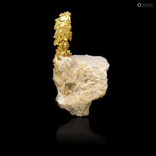 Crystallized Gold-in-Quartz