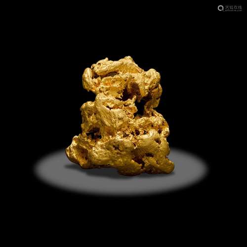 Large Gold Nugget from an Historic Goldfield