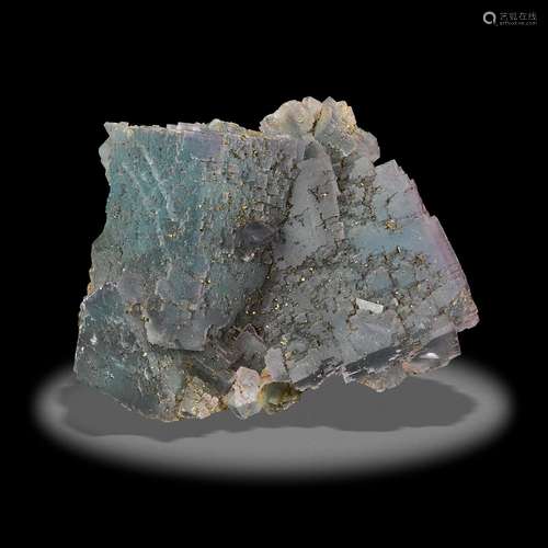 Large Blue Fluorite Cluster