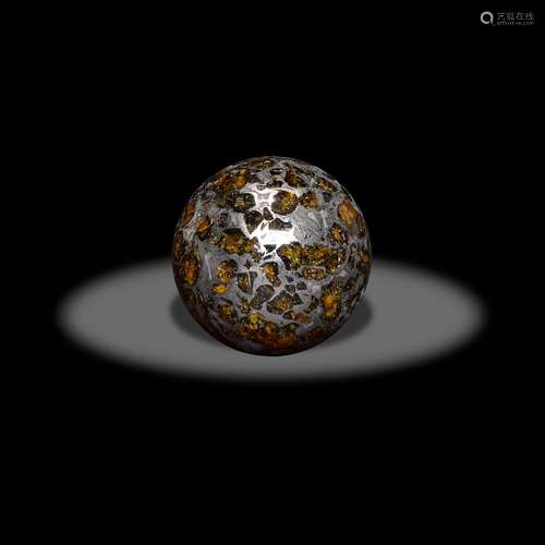 Seymchan Pallasite Sphere