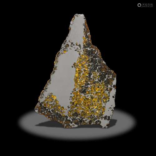 Seymchan Pallasite--Large Complete Slice