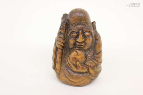 Chinese Bamboo Carved Figurine