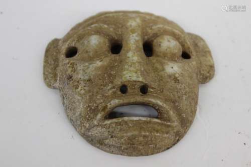 Chinese Jade Carved Mask