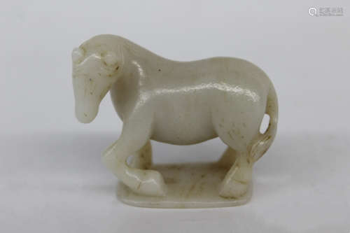 Chinese Jade Carved Horse