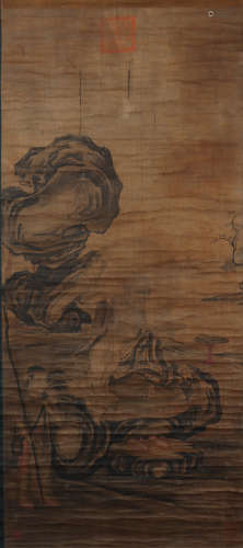 A Liu songnian's arhat painting
