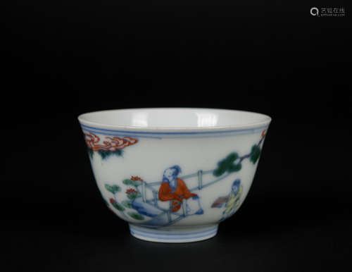 A Dou cai 'figure' cup