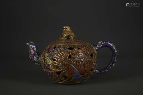 A ceramic tea-pot