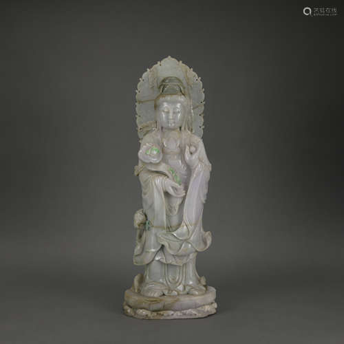 A jade statue of Avalokitesvara