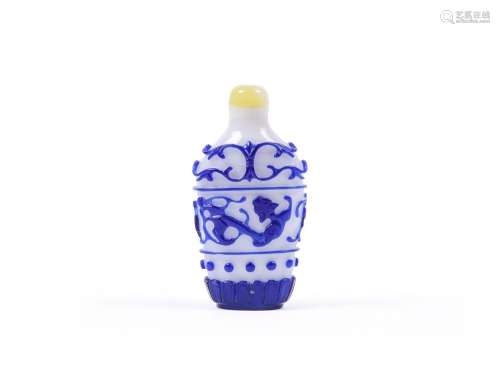 A very rare Chinese Beijing Palace workshop snuff bottle