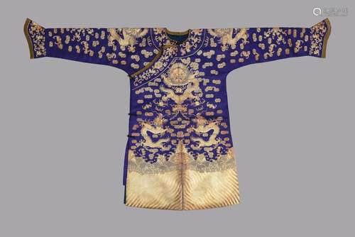 An unusual Chinese childs dragon robe