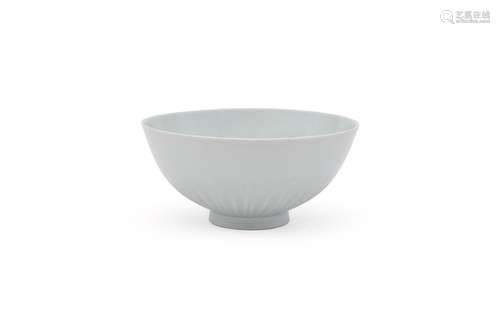 A Chinese white glazed Lotus bowl