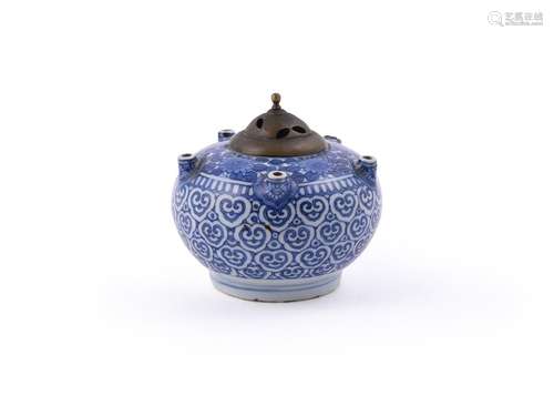 A rare Chinese blue and white censer for the Islamic market