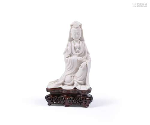 A good Chinese Blanc de Chine figure of Guanyin