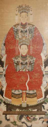 A CHINESE ANCESTER PORTRAIT