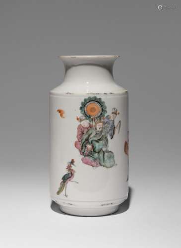 A CHINESE FAMILLE ROSE 'FIGURAL' VASE
