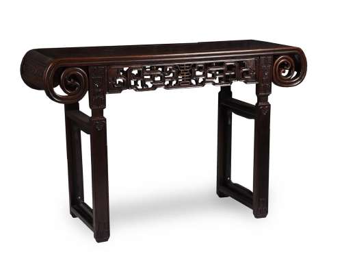 A Chinese hardwood altar table