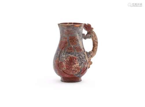 A Chinese soapstone jug