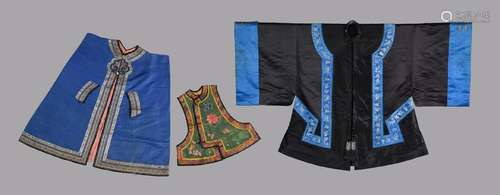 Three Chinese silks