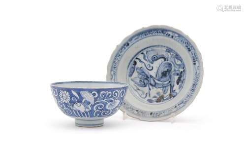 A Chinese blue and white bowl