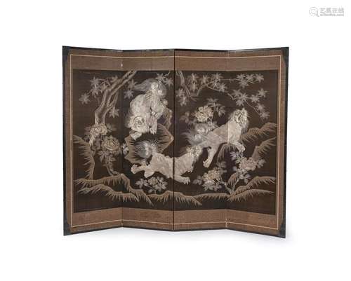 A Japanese Four-Fold Screen