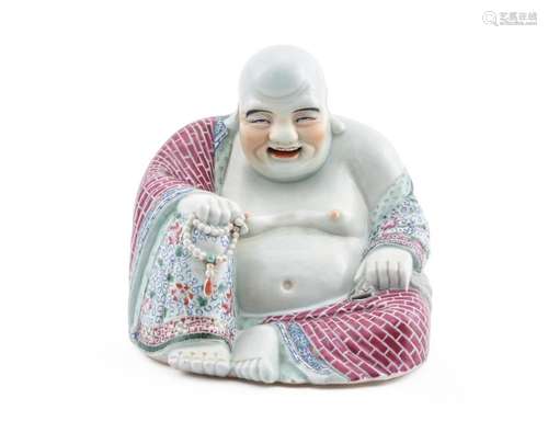 A Chinese Famille Rose figure of Budai