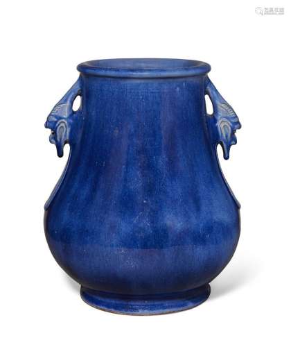 A Chinese Yijun pottery vase