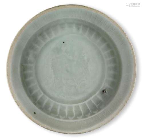 A Chinese porcelain qingbai small dish